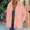 thumbnail image 6 of Dxzfnsa Winter Fleece Jackets for Women 2025 Womens Zipper Up Stand Collar Sweaters Casual Solid Color Sweatshirts with Pockets, 6 of 9