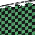 thumbnail image 3 of Green and Black Checkerboard Pattern Shower Curtain 72"x72" ,Bathroom Decorative Shower Curtains Set with 12 Hooks,Modern Waterproof Washable Shower Curtain, 3 of 6