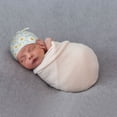 thumbnail image 4 of Wukai Daisies Flowers Newborn Knotted Baby Beanie Hat for Boy Girl Baby Cute Cap Infant Beanies,0-6 months, 4 of 6