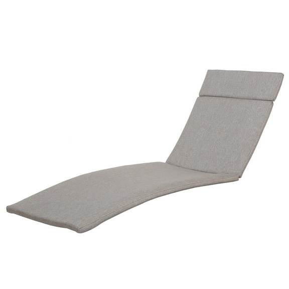 Anthony Outdoor Chaise Lounge Cushion, Charcoal