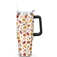 thumbnail image 2 of Autumn Maple Leaf 40oz Stainless Steel Vacuum Insulated Tumbler with Lid and Straw Gifts for Mom Friend Sister Grandma, 2 of 5
