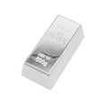 thumbnail image 1 of Pisapapeles de lingotes de plata falsos (no reales) Accesorio de película Ladrillo de plata simulado para Medio, 1 of 9