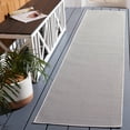 thumbnail image 2 of SAFAVIEH Martha Stewart Hampton Solid Indoor/Outdoor Runner Rug, Grey, 2' x 9', 2 of 9