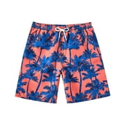 TOSMY Big Kids Boy Beach Pants Swimming Short Pants Kids Boys Summer Swimsuit Casual Shorts Sunscreen Beach Pants Boy's Five Minute Swim Trunks Kids Swimsuit