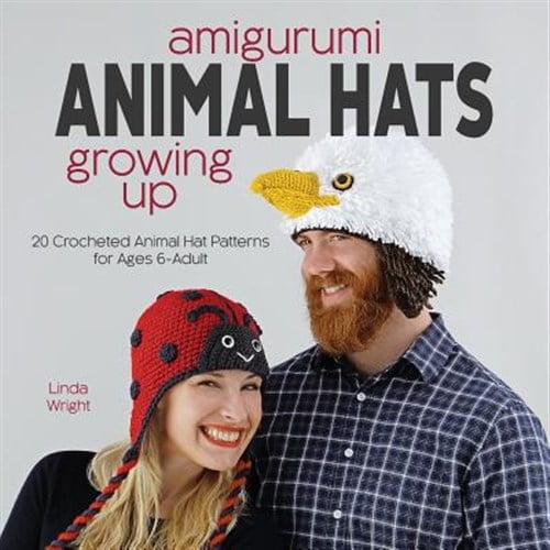 Pre-Owned Amigurumi Animal Hats Growing Up: 20 Crocheted Animal Hat Patterns for Ages 6-Adult (Paperback) 1937564991 9781937564995