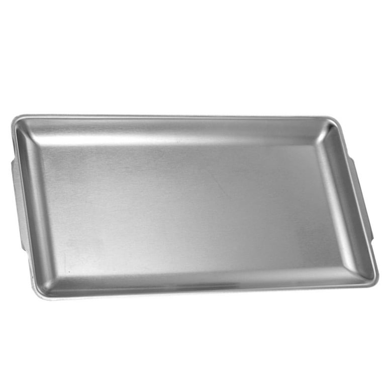 Trays Plate Tray Dredging Kitchen Pan Stainless Breading Pans Bakeware Bake  Supplies Barbecue Sushi Rustproof Food