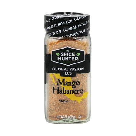 The Spice Hunter Mango Habanero Global Fusion Rub, 2.8 Ounce Jar