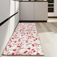 thumbnail image 4 of Multicolor Christmas Pattern Kitchen Rug Mat,Kitchen Runner Rugs Non Skid Washable,Decorative Kitchen Floor Mats for Kitchen,Sink,Laundry,17"X47", 4 of 5