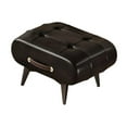thumbnail image 1 of Taburete para cambiar zapatos, mueble estable, elegante, práctico y cómodo. Negro, 1 of 9
