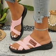 thumbnail image 2 of Dakaela Summer Sandals for Women 2026 with Arch Support Orthopedic Slip on Slides Ladies Comfortable Summer Beach Casual Slippers Light Pink Size 9, 2 of 8