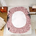 thumbnail image 5 of Homewish Pretty Girl Twin Sheet Set (3-Piece) Chic Glitter Rose Pink Decor For Kids, 5 of 7