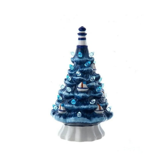 Kurt S. Adler 7.5 in. Ceramic Coastal Christmas Tree