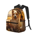 thumbnail image 2 of Fotbe Pastoral Sunflower Corgi Lightweight Casual Laptop Backpack for Men and Women, Daily use Waterproof backpack, Backpack for College, 2 of 7