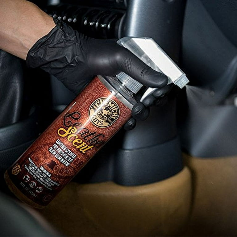 Chemical Guys Air_300_04 New Car and Leather Scent Sample Kit 4 oz 2 Items