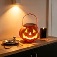 thumbnail image 2 of Halloween Lights Decor Pumpkin Solar Lantern, Jack O Lantern Pumpkin Lights for Halloween Decorations Outdoor, Weatherproof Fall Yard Decor for Yard, Home, 2 of 5