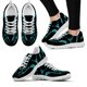 thumbnail image 1 of Zapatillas deportivas de verano con cordones y estampado de alce/asta Pop para mujer, color negro y claro, con estampado animal, 1 of 6
