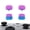 Orchid Purple & Heaven Blue, variant on PlayVital Thumbs Pro Razor Thumbstick Extender for Xbox Core, for Xbox Series X/S Controller, Joystick Caps for Xbox One Controller - 2 High Raise & 2 Mid Raise Concave - Scarlet Red & Black