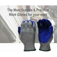 thumbnail image 5 of G&F Products Work Gloves 1511M-DZ Rubber Latex Coated, Men's Size Medium,12 Pairs, 5 of 6