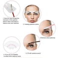 thumbnail image 4 of LNGOOR Pochoir à Sourcils Kit de Mise en Forme des Sourcils Gabarit de Sourcils Réutilisable avec Sangle, 4 of 7