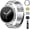 Silver, variant on Stainless Steel Watch Band for Samsung Galaxy Watch 8 44mm 40mm, Metal Chain Link Business Bracelet Strap With Hard PC Case for Men Women