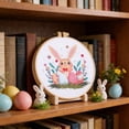 thumbnail image 5 of zhangmingg Easter Embroidery Kit for Beginners Complete Needlepoint Craft Set with Threads and Step-by-Step Instructions, 5 of 5