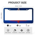 thumbnail image 3 of License Plate Frame Colorful Lights Christmas Tree License Plate Frames Cover Holders 2 PCS Christmas Tree Stars Decoration Quality Aluminum Metal License Plate Cover for Men/Women 12x6 Inch, 3 of 6