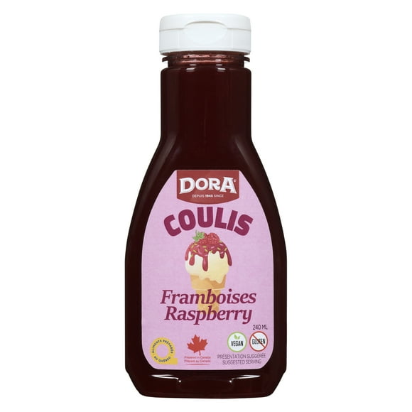 Coulis Framboises Dora Dora coulis de fraise 12-240ml