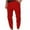 Red, variant on BXINGOHAI Mens Cotton Sweatpants Breathable Outdoor Joggers Pants Drawstring Sports Gym Workout Pants Solid With Pocket Elastic Waistband Gray,M