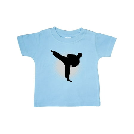 

Inktastic Karate Martial Arts Silhouette Sports Gift Baby Boy T-Shirt