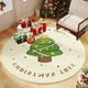 thumbnail image 4 of Adornos navideños, regalos navideños, alfombra navideña, decoración de bienvenida, divisor de sala de estar, tapete antideslizante, alfombra de poliéster, 4 of 5