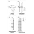 thumbnail image 2 of Apoyo A La Planta Enrejado de obelisco de jardín de 5.74 pies de altura, enrejado decorativo para plantas trepadoras Sywqhk Libre de BPA, 2 of 3