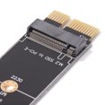 thumbnail image 4 of Tarjeta Adaptadora Adaptador PCIE a M2 NVMe SSD M.2 PCIE X1 PM Clave Conectores de lector de disco duro, 4 of 5