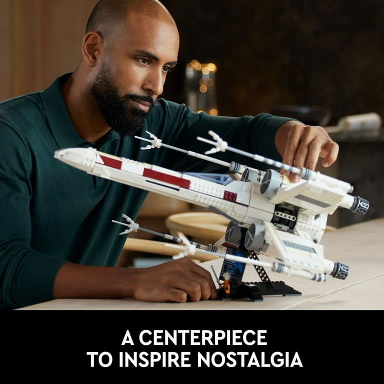 LEGO Star Wars Ultimate 75355 X Wing Starfighter Collector Set with Buildable Blocks and Figures Walmart