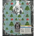 thumbnail image 2 of Christmas Shih Tzu Black Silver Baby Bib, 2 of 3