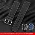 thumbnail image 4 of Correa de reloj de caucho de alta calidad Cartier CALIBRE London Tank W7100056 W7100055 WGCA0010 WSCA0006 WSCA Correa de reloj Citizen de 23 mm, 4 of 5