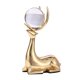 thumbnail image 3 of Estatuilla de ciervo, estatua de alce, bola decorativa, escultura de reno, figura de Animal para chimenea, comedor, granja, escritorio de boda, 3 of 9