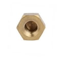 thumbnail image 3 of 10pcs M6 Female Thread Nut DIN1587 Dome Cap Head Hex Brass Tone, 3 of 5