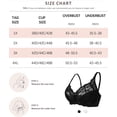 thumbnail image 7 of Minimizer Bras for Women Full Coverage Plus Size Bras Lifting Floral Lace Bra for Heavy Breast, 7 of 7