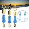 thumbnail image 2 of Necvior Stainless Steel Quick Snaps Power Speeds ​​Swivels Pass Through Guide Rings Fishing Lure Rod Line Connector Accessory, 2 of 12