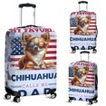 thumbnail image 2 of My Favorite Chihuahua Calls Me Dad. Happy Father's Day Travel Luggage Cover Dog Lover Gifts Idea Suitcase Dust Protective Decor - 00005, 2 of 5