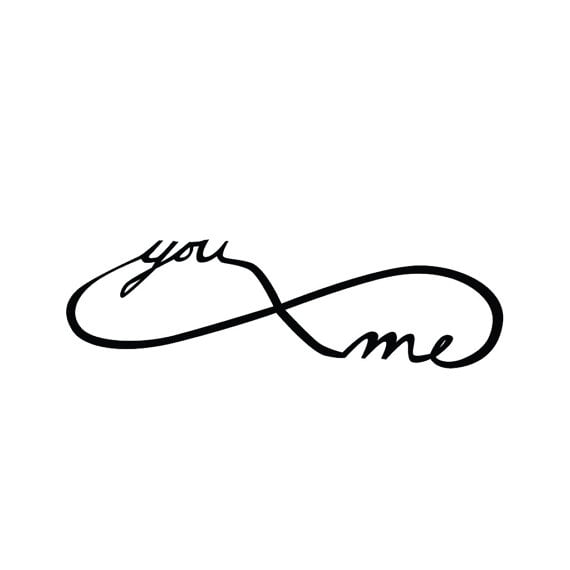 Tattify Infinity Temporary Tattoo - Item (Set of 2) - Walmart.com