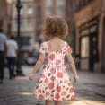 thumbnail image 5 of Grblisyd Girls Dresses Summer Short Sleeve Kids A Line Cute Cartoon Sundresses with Pockets for Casual 3-12 Y, 5 of 6