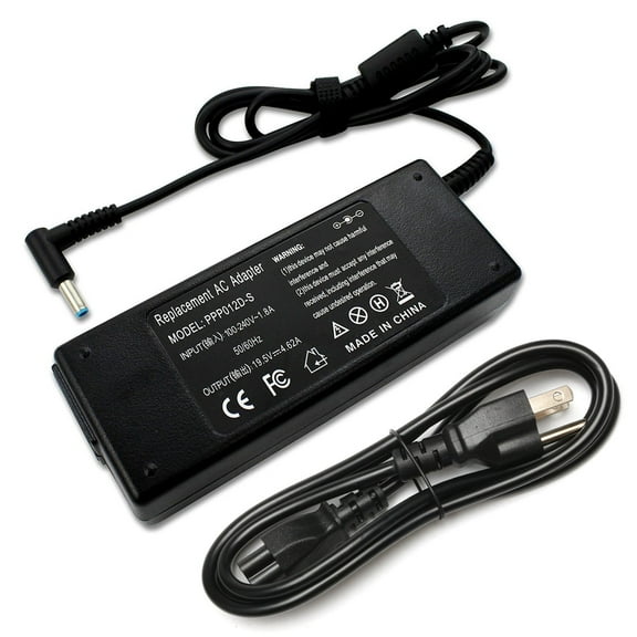 19.5V 4.62A 90W AC DC Adapter for HP ENVY 17-j013cl Power Supply Cord Charger Cable PSU