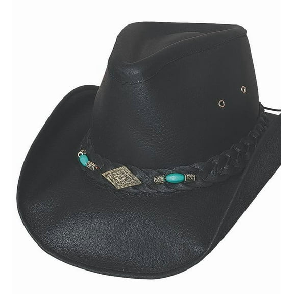 Bullhide Hats 4048Bl Down Under Collection Royston Small Black Cowboy Hat