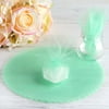 BalsaCircle 25 9" Tulle Circles Wedding Party Baby Shower FAVORS - Mint Green