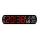 thumbnail image 1 of Reloj despertador digital Reloj digital Números grandes Multiusos Utilidad Decorativo Rojo, 1 of 9
