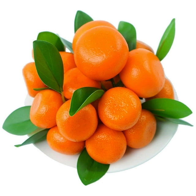 Artificial orange, miniature orange, faux orange for home, kitchen, and festival decoration