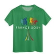 thumbnail image 3 of Tween Girl's Paris Graphic T-Shirt Short Sleeve Crewneck Casual T Shirts, 3 of 3