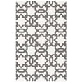 thumbnail image 6 of SAFAVIEH Dhurries Toria Geometric Wool Area Rug, Ivory/Grey, 5' x 8', 6 of 6