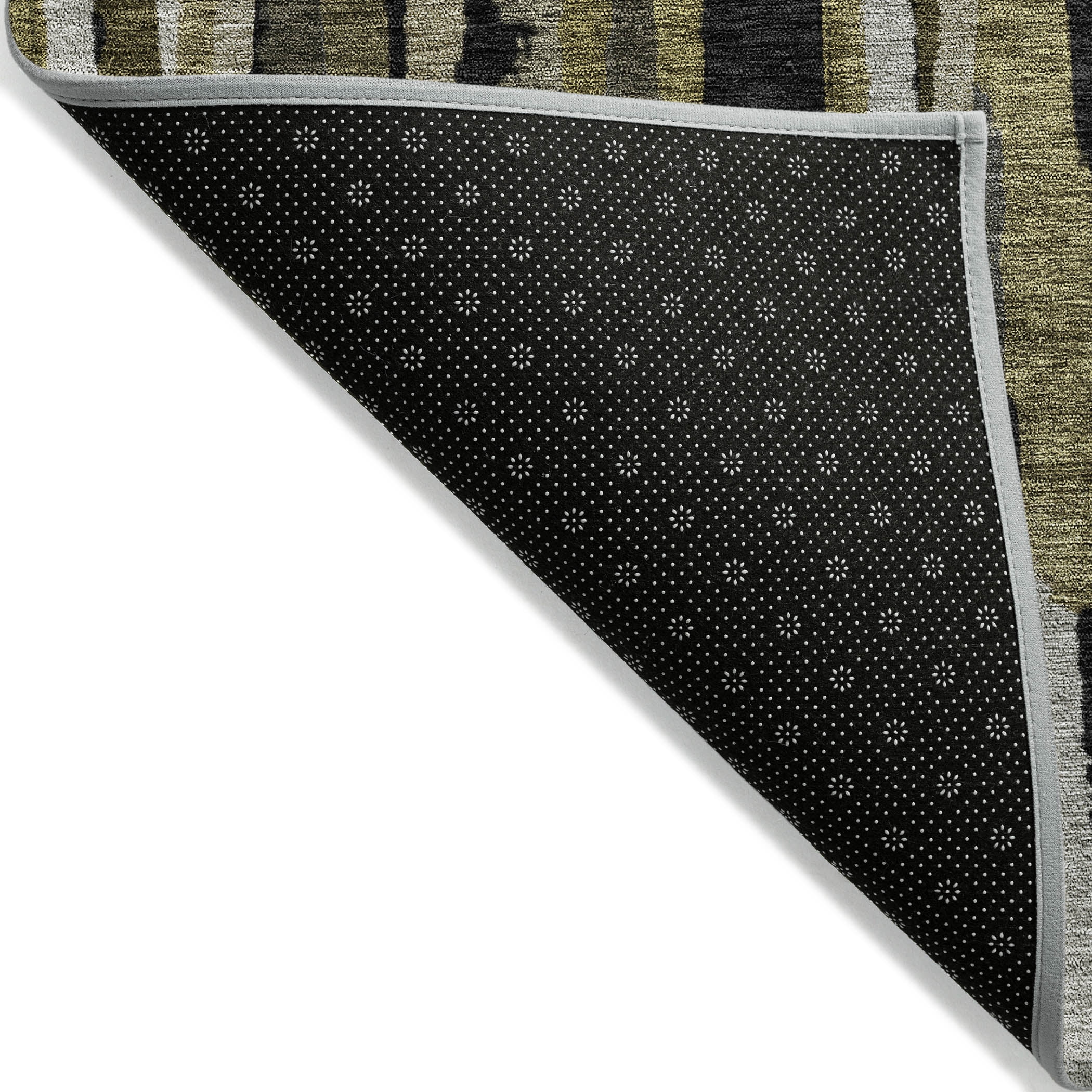 Addison Rugs Chantille Indoor/Outdoor Transitional Stripes Brown Washable Rectangle Rug, 8' x 10'
